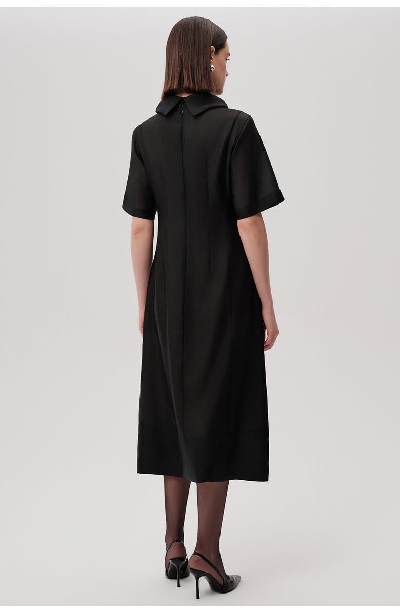 Exquise Jadiyn Dress  High Neck Long Sleeve Dress, Alternate, color, Black