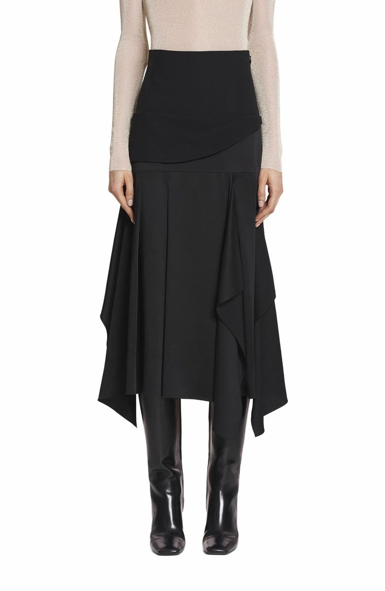 Lanvin RUFFLED SKIRT, Alternate, color,
