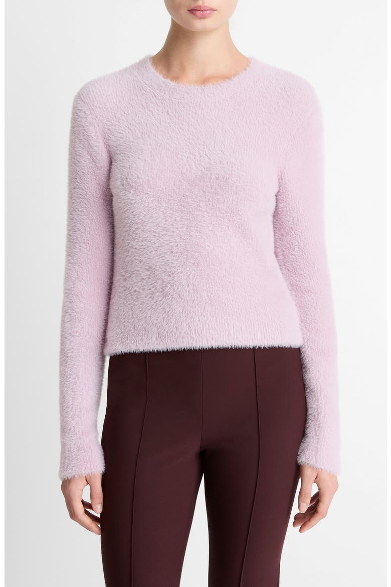 Eyelash Crewneck Sweater, Main, color, IRIS QUARTZ