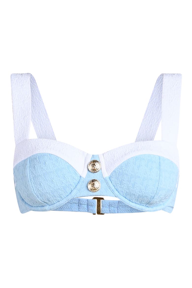 Alexandria Colorblock Bikini Top, Alternate, color, POWDER BLUE