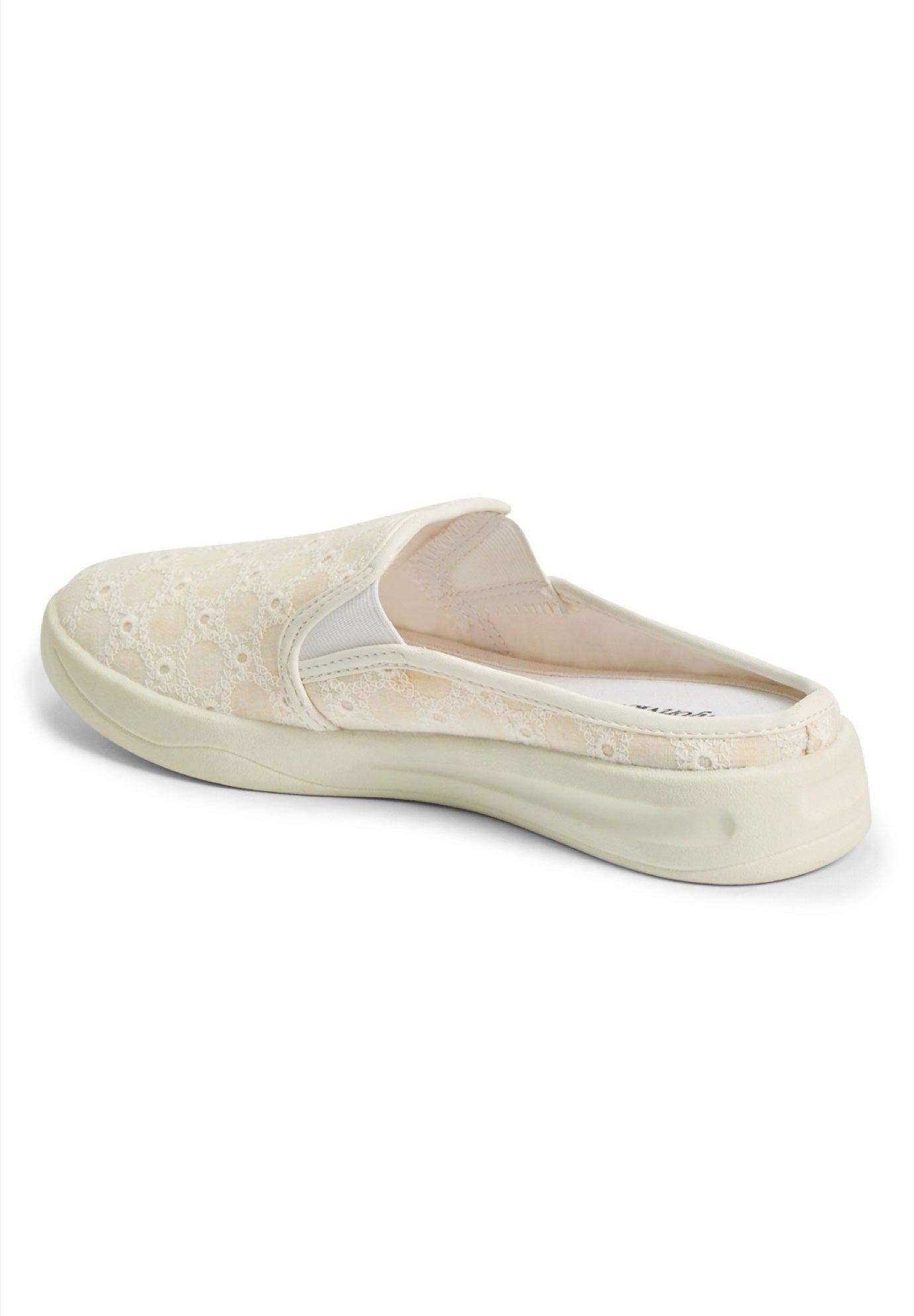The Camellia Slip On Sneaker Mule, Alternate, color, WHITE