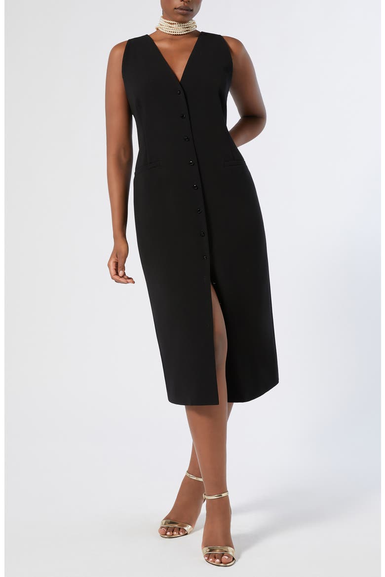 Maresca Sleeveless Dress, Main, color, BLACK