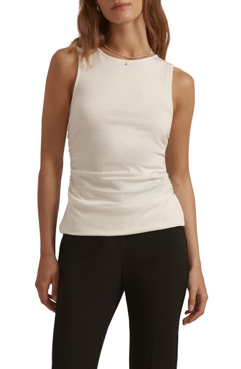 The Smooth Operator Ruched Cotton & Modal Tank