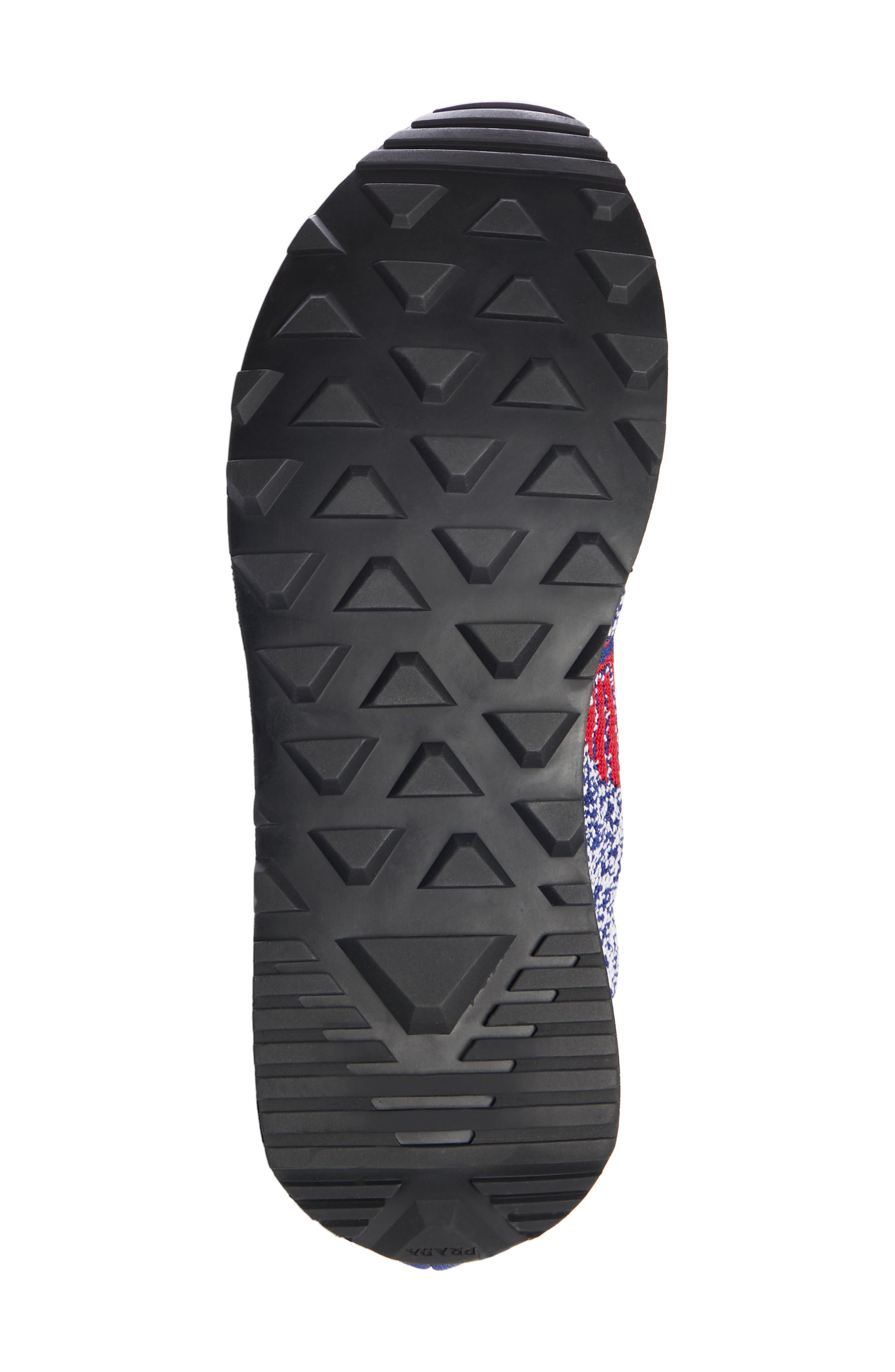 Prada Logo Knit Sneaker, Alternate, color, 