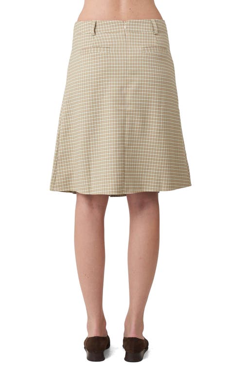 Find Me Now Pleated Bow Skirt In Green