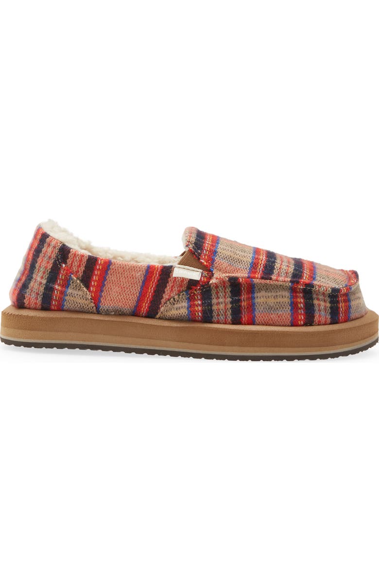 Sanuk Donna ST Plaid Chill Slip-On Sneaker, Alternate, color,