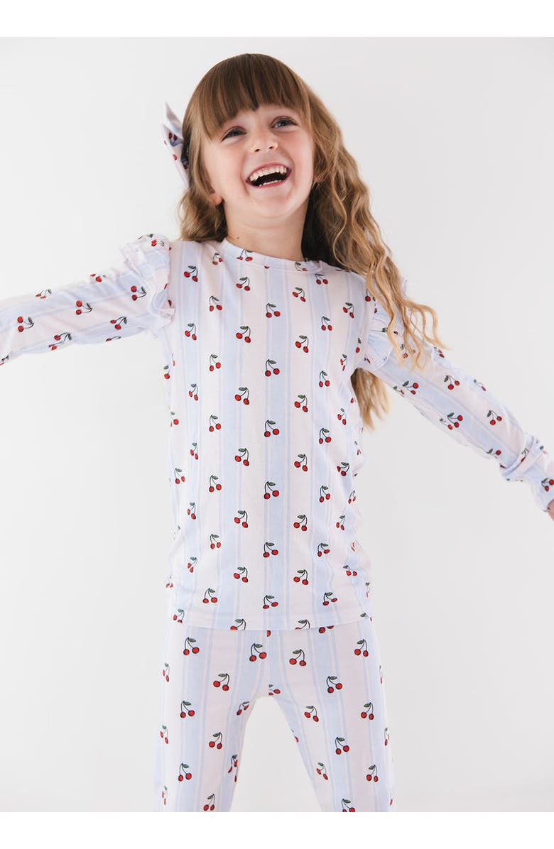 Charlie Lou Baby<sup>®</sup> Ruffle Pajama Set, Alternate, color, Multicolored