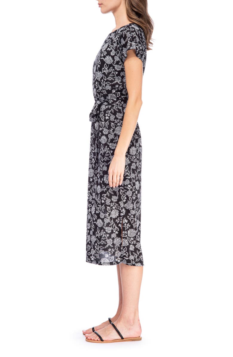 Bobeau Dolman Sleeve Midi Dress, Alternate, color,