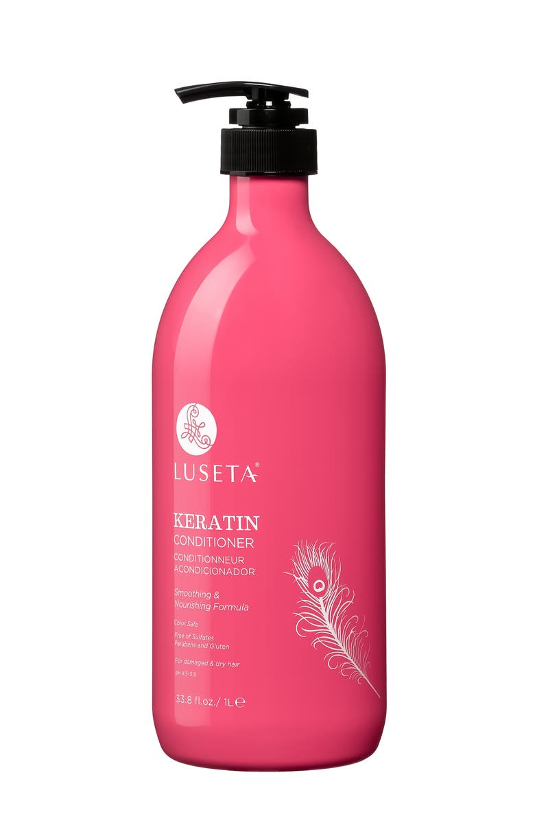 LUSETA Keratin Smooth Conditioner, Main, color, 33.8 Oz.