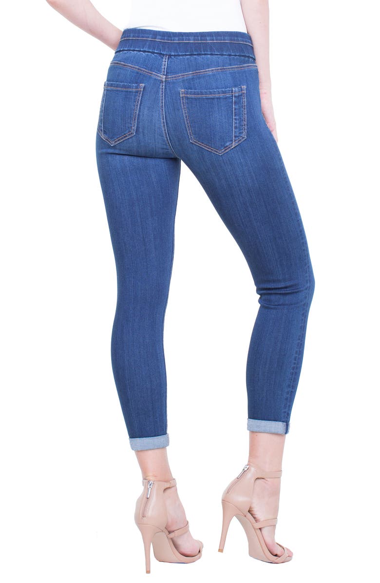 Liverpool Chloe Pull-On Rolled Cuff Crop Jeans, Alternate, color, 