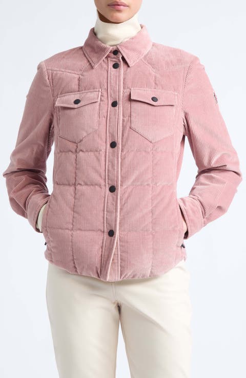 Nangy Corduroy Down Shirt Jacket