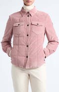 Moncler Grenoble Nangy Corduroy Down Shirt Jacket