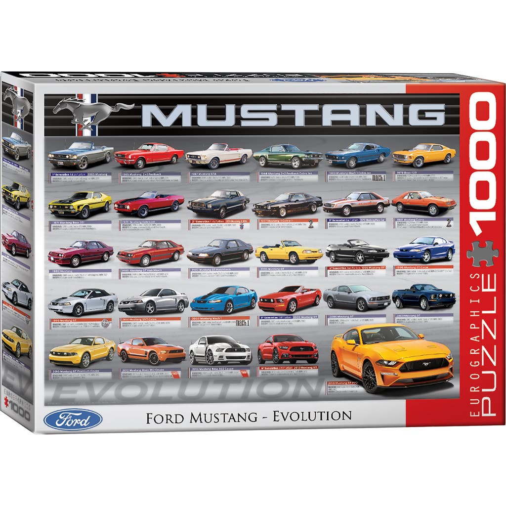 Eurographics Ford Mustang Evolution 50th Anniversary Puzzle, 1000 Pieces in Multicolored  product