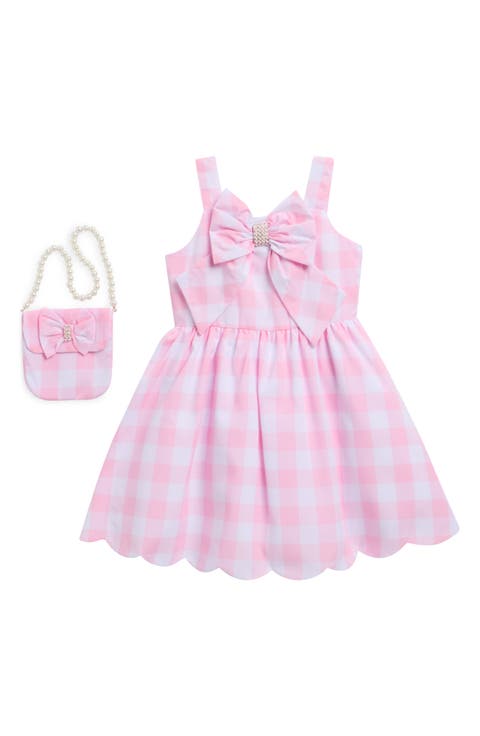 Kids' Check Dress & Bag (Toddler & Little Kid)