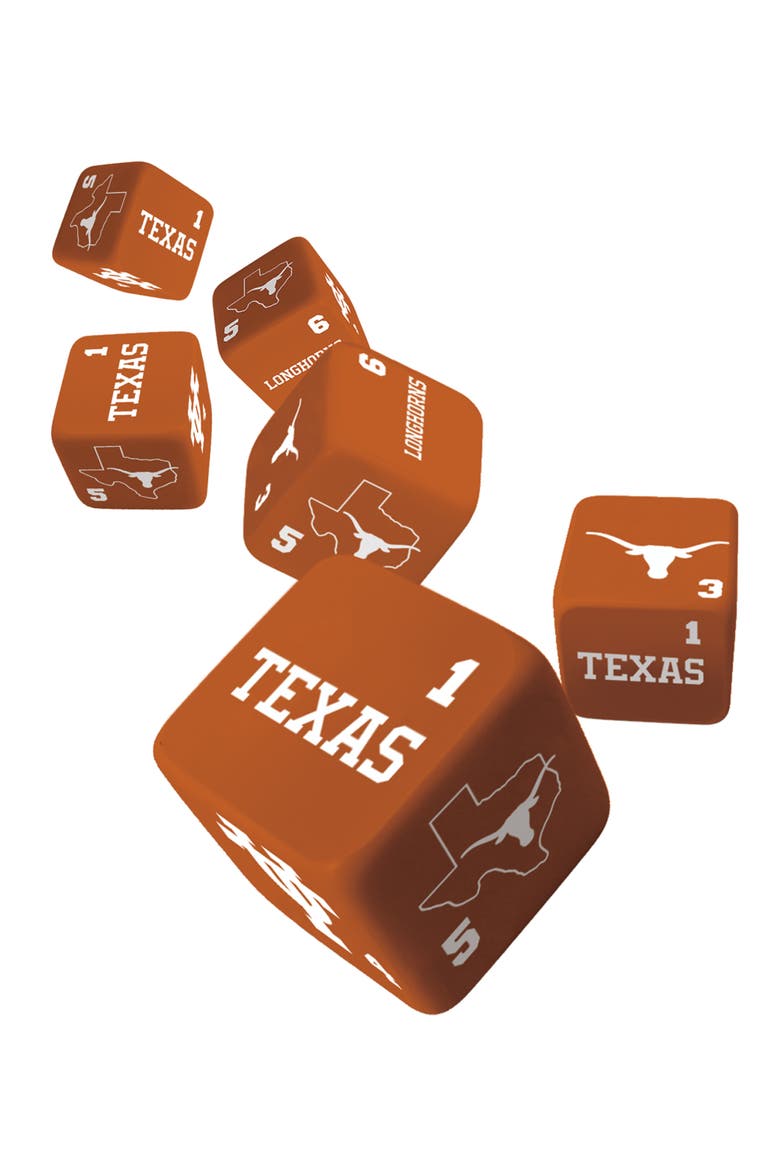 Texas Longhorns Dice Set - 19mm, Alternate, color, Multicolor