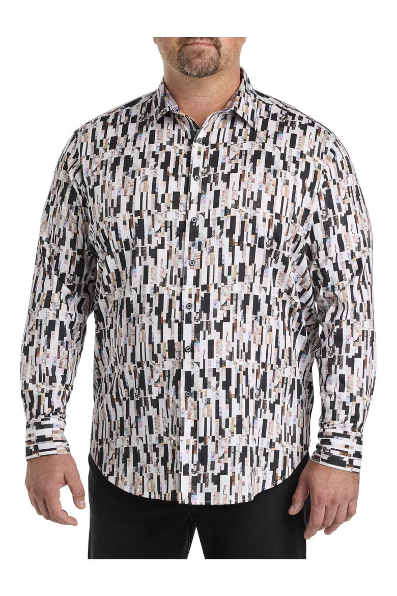Big & Tall Pollard Sport Shirt, Alternate, color, MULTI