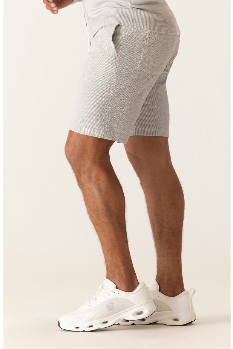 Infinity 360 Supernatural Seersucker Bermuda Shorts, Alternate, color, INDIGO/NATURAL