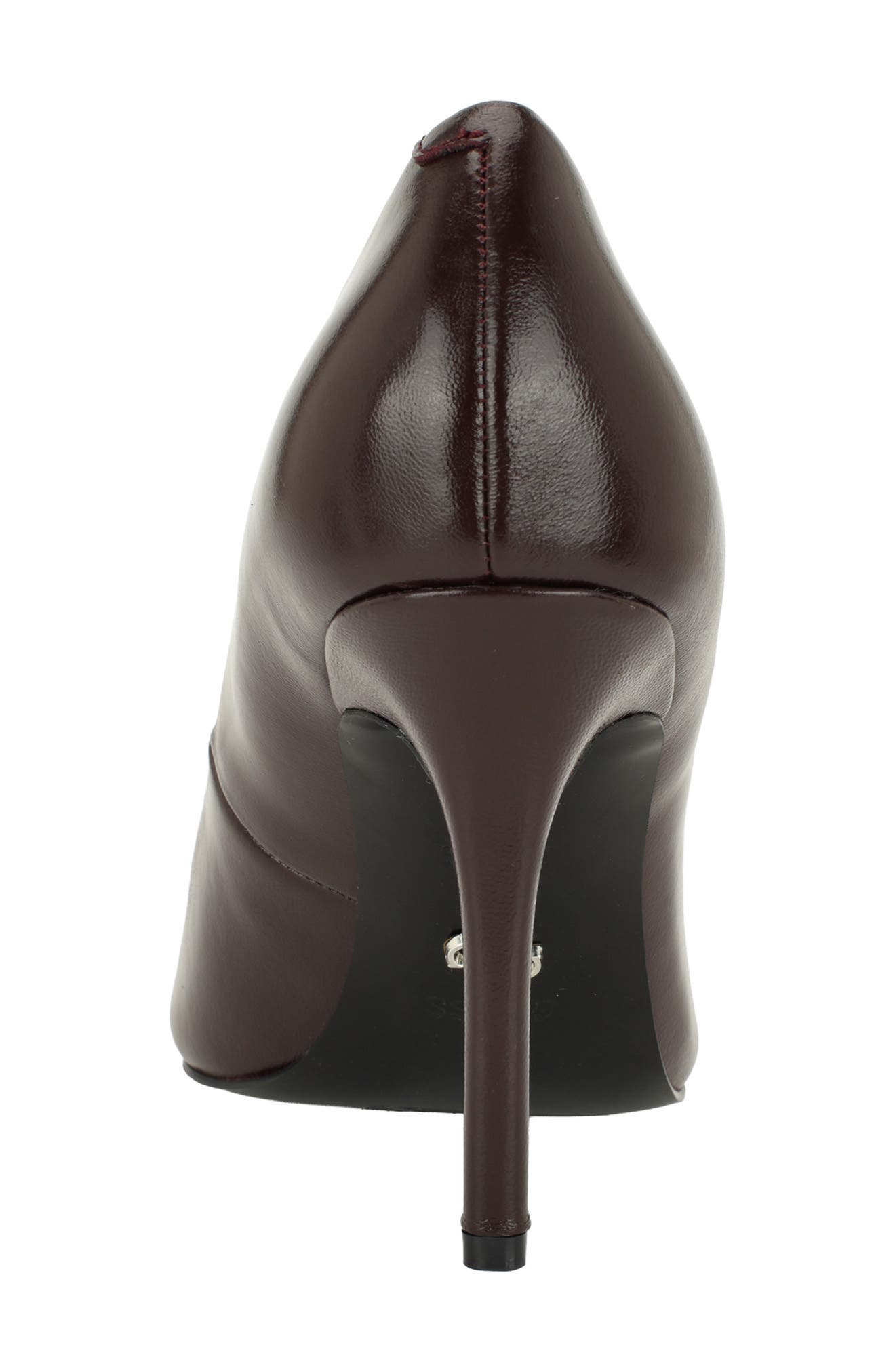 Naprini Pointed Toe Pump, Alternate, color, DARK RED