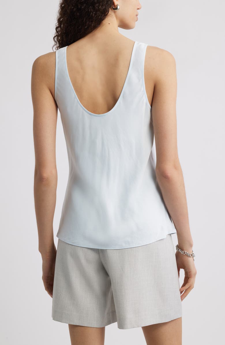 Nordstrom Satin Scoop Neck Tank, Alternate, color, Blue Fade