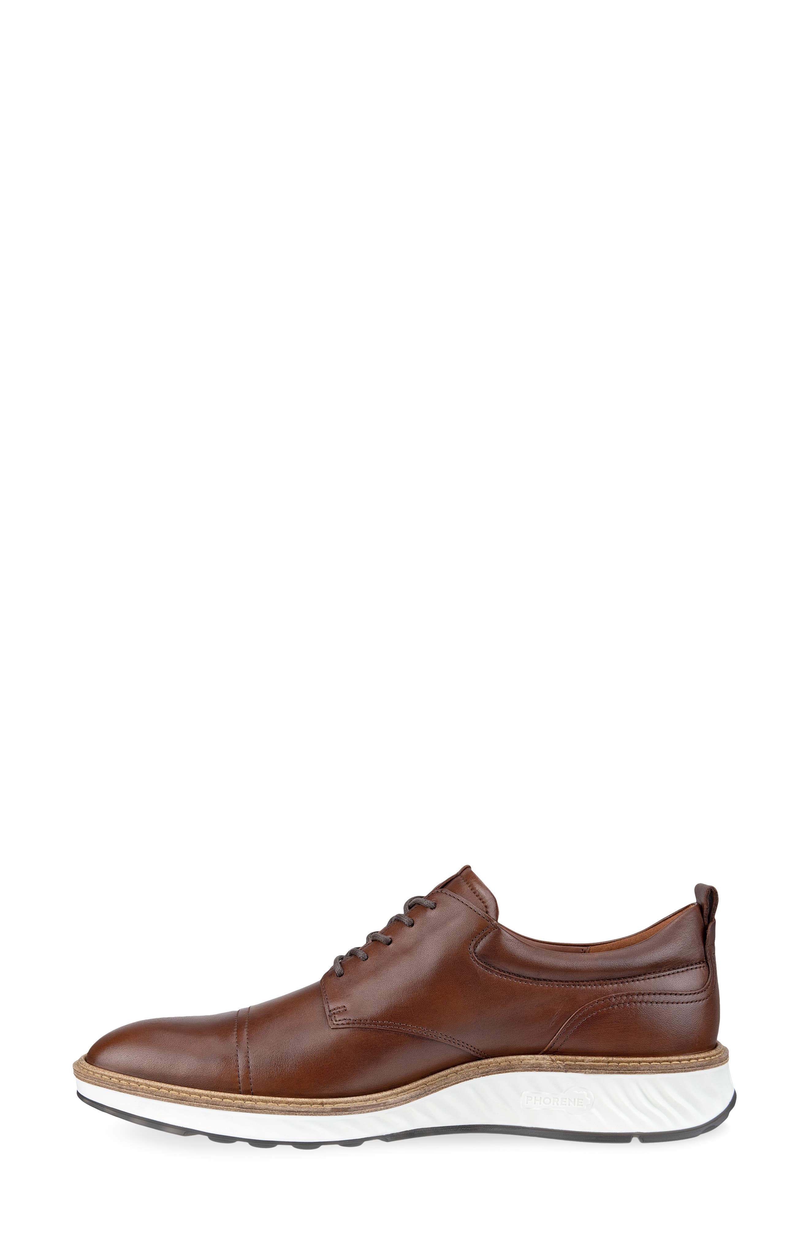 ECCO ST.1 Hybrid Cap Toe Derby, Alternate, color, Cognac