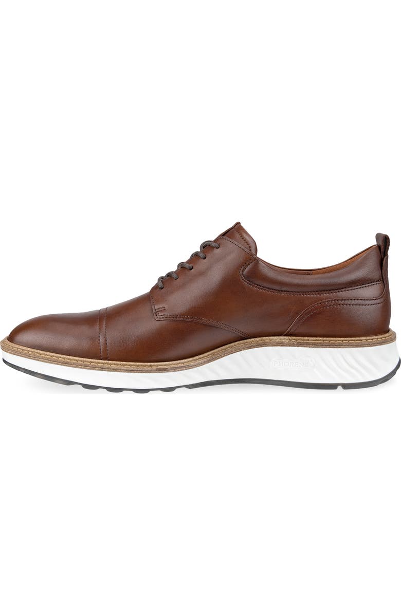 ECCO ST.1 Hybrid Cap Toe Derby, Alternate, color, Cognac