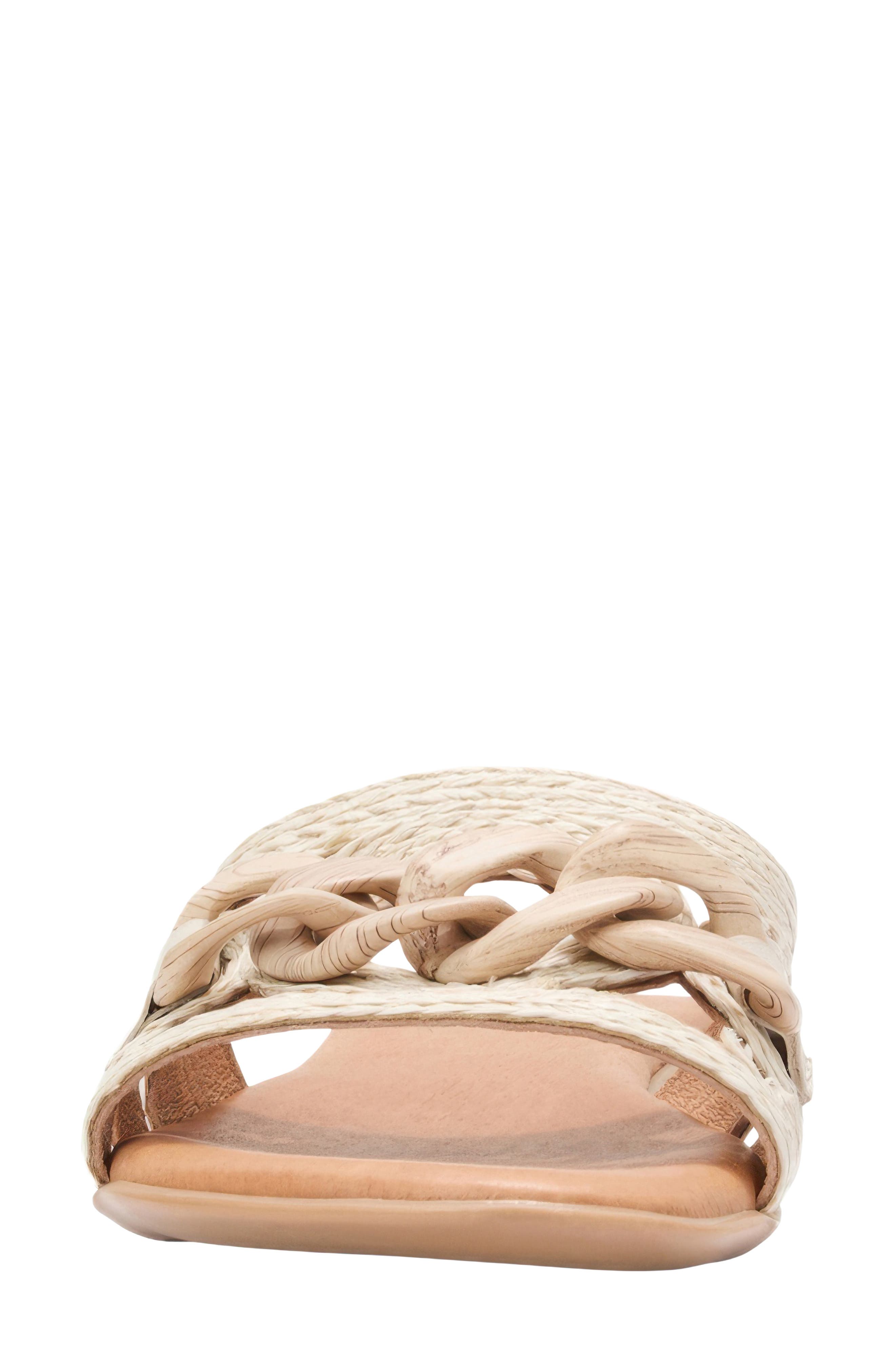 Neela Slide Sandal, Alternate, color, VANILLA
