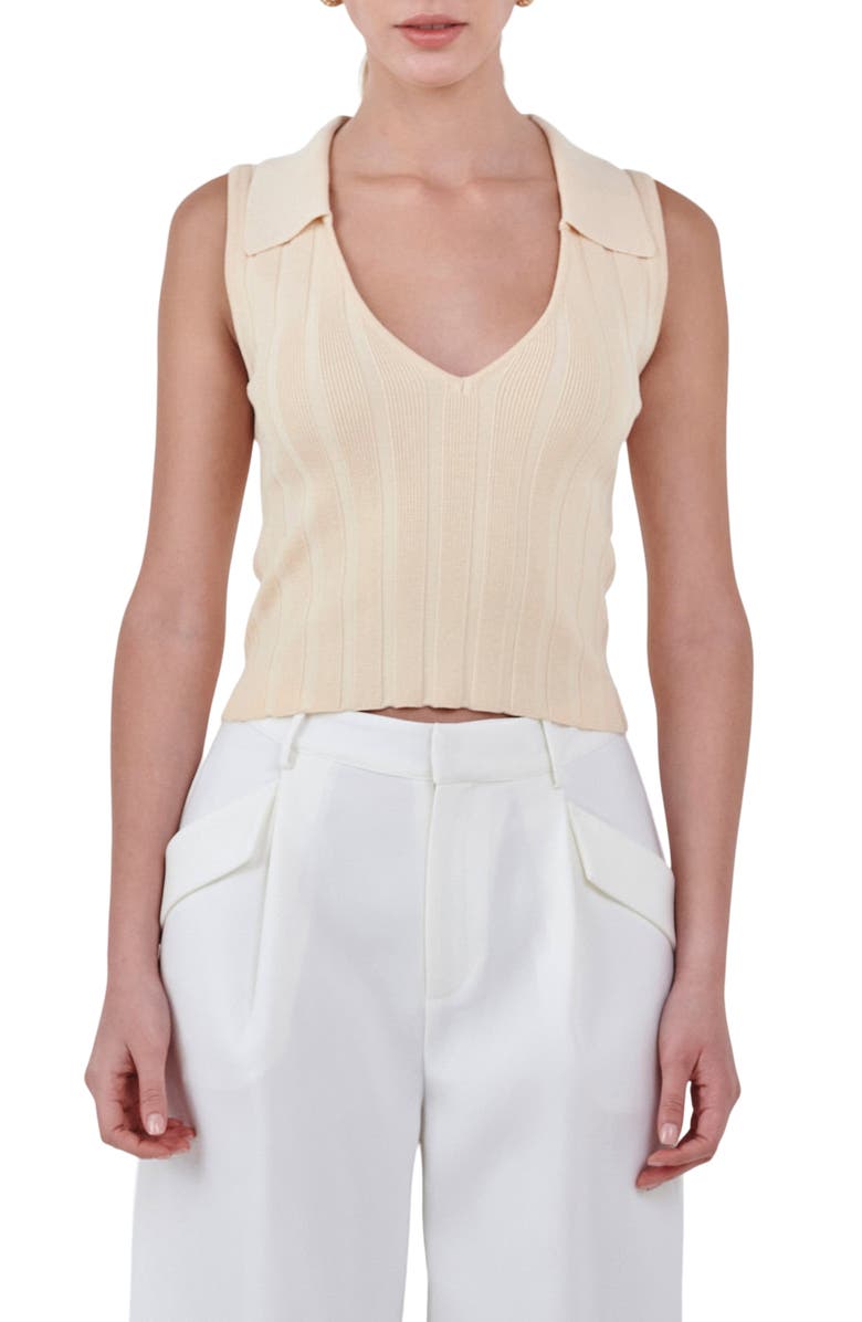 Endless Rose Sleeveless Rib Top, Main, color, 