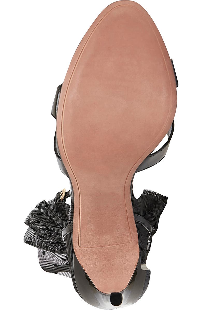 BCBGMAXAZRIA Stella Ruffle Ankle Strap Sandal, Alternate, color,