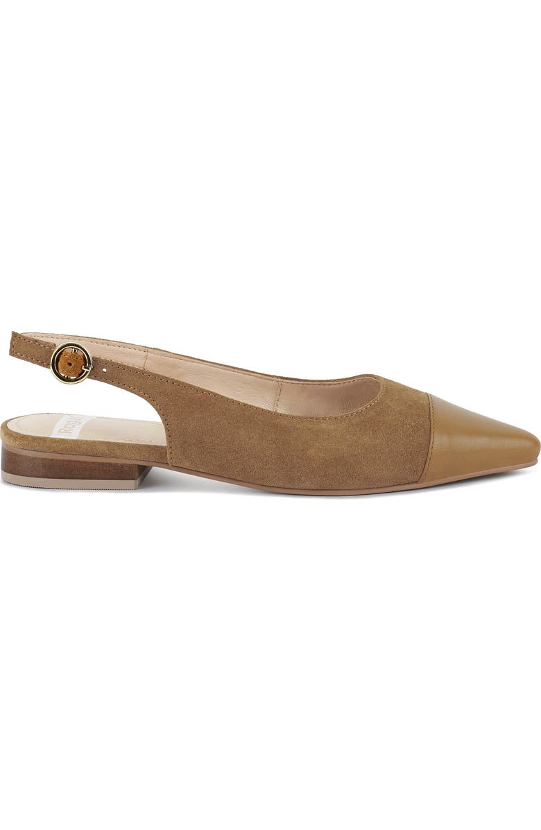 Rag & Co Uwaha Slingback Flat, Alternate, color, Tan