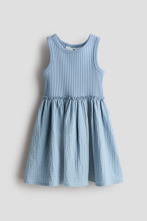 Muslin-skirt Dress