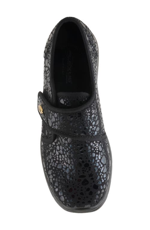 Flexus By Spring Step Amay Sneaker In Black Croco
