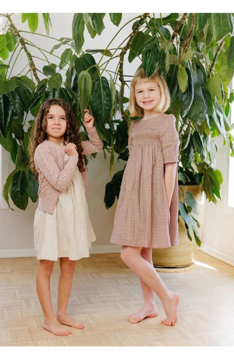 Ely's & Co. Looms Stitch Collection - Diamond Knit Cardigan, Alternate, color, Mauve