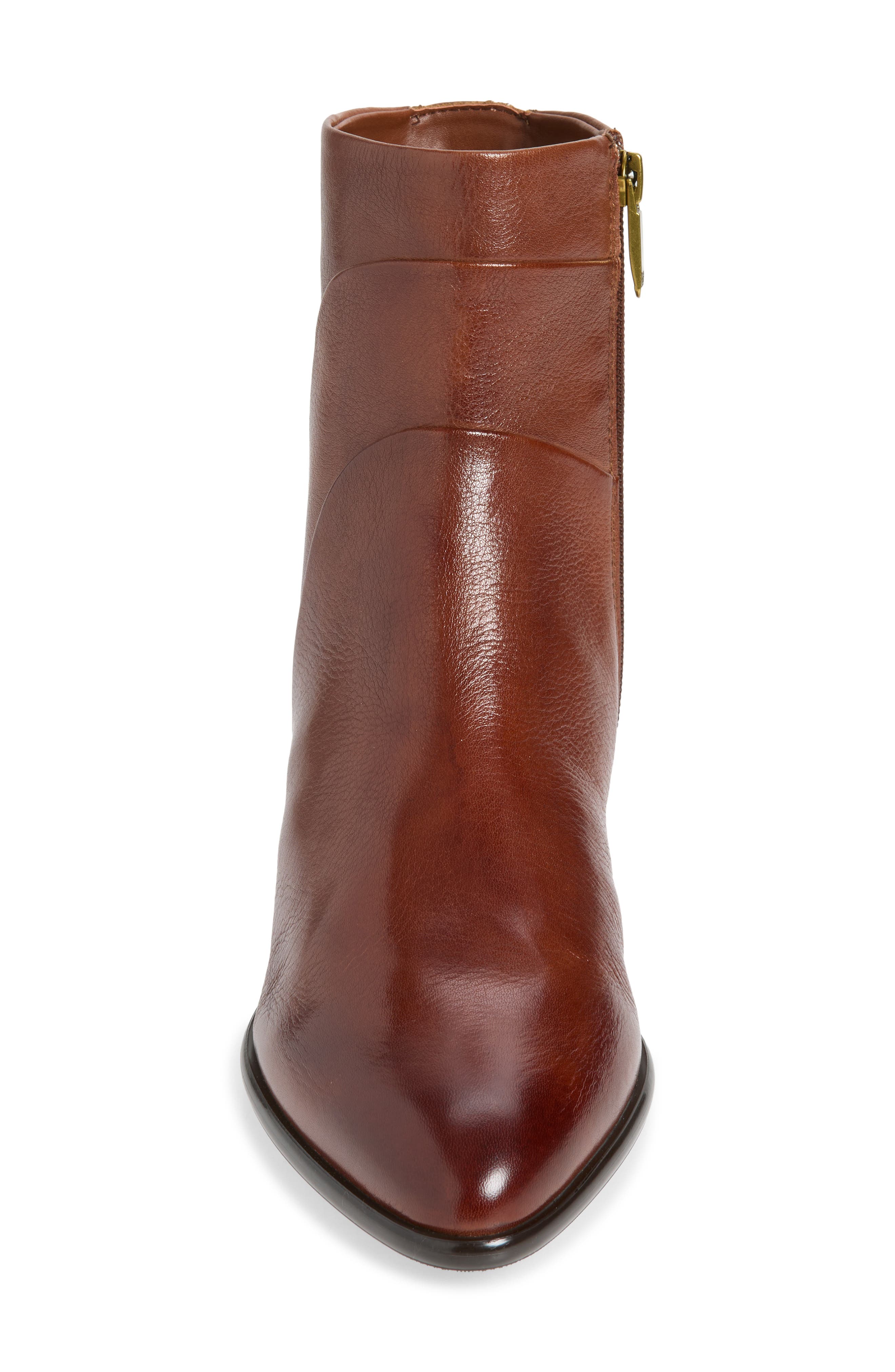 Lori Leather Ankle Bootie, Alternate, color, SHADOW COGNAC-7952