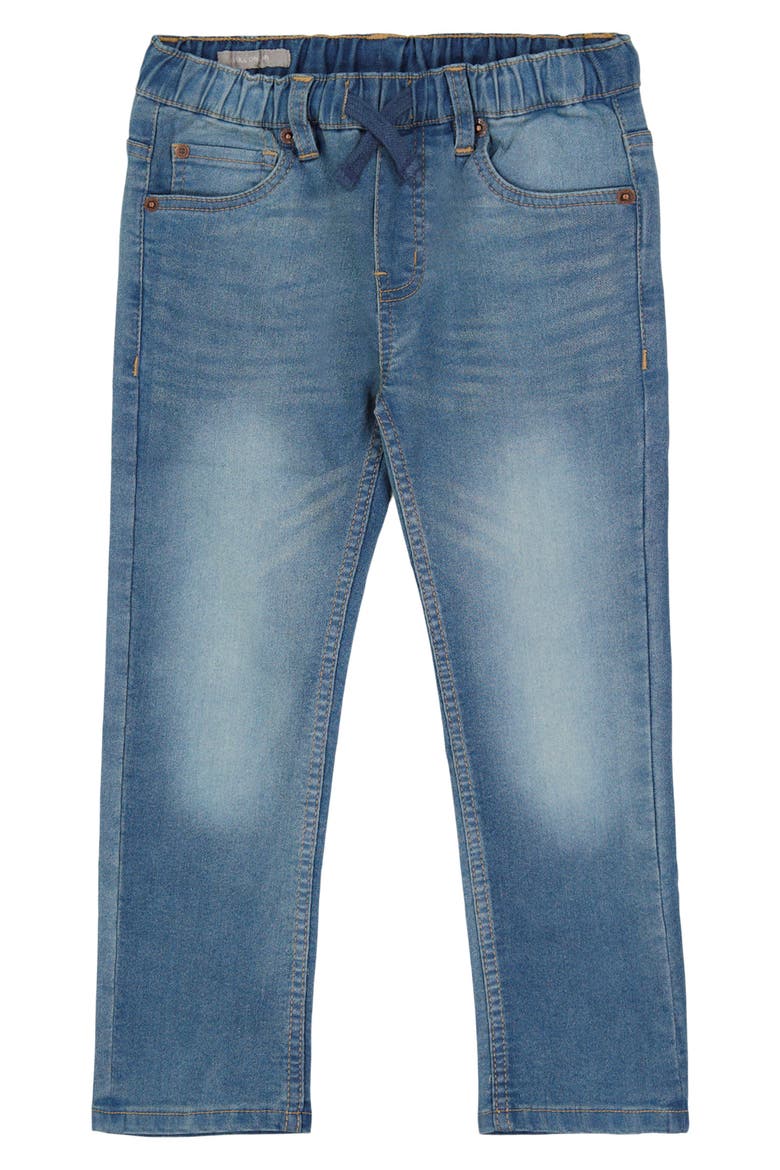 Kids' Denim Pull-On Pants, Main, color, COLDWATER