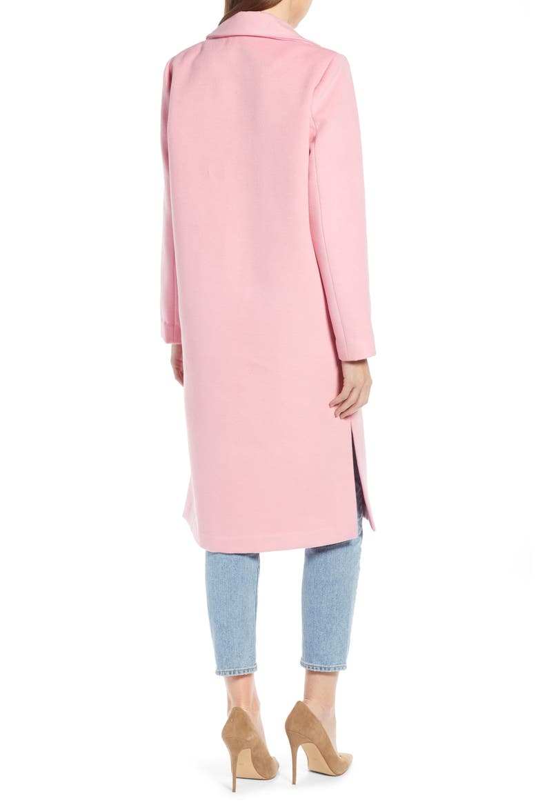Patch Pocket Coat (Nordstrom Exclusive), Alternate, color, PINK UNTAMED