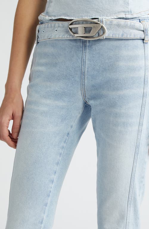 Diesel D-ebbybelt-s Bootcut Jeans In Denim