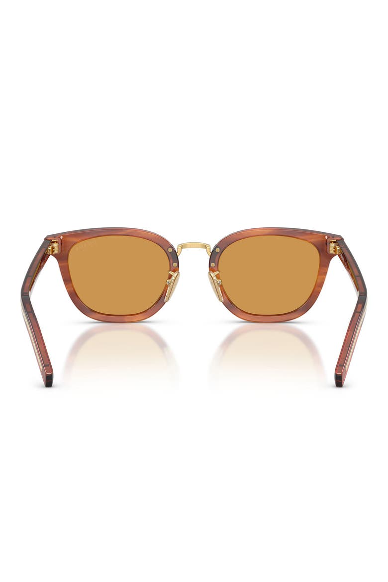 49mm Cat Eye Sunglasses, Alternate, color, HAVANA COGNAC / GREY YELLOW
