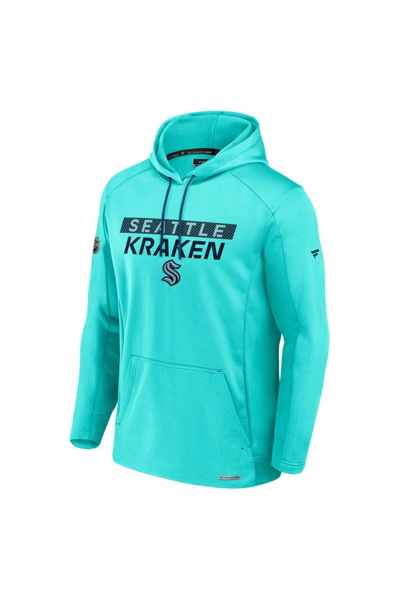 Men's Fanatics  Blue Seattle Kraken Authentic Pro Rink Fleece Pullover Hoodie, Alternate, color, Blue