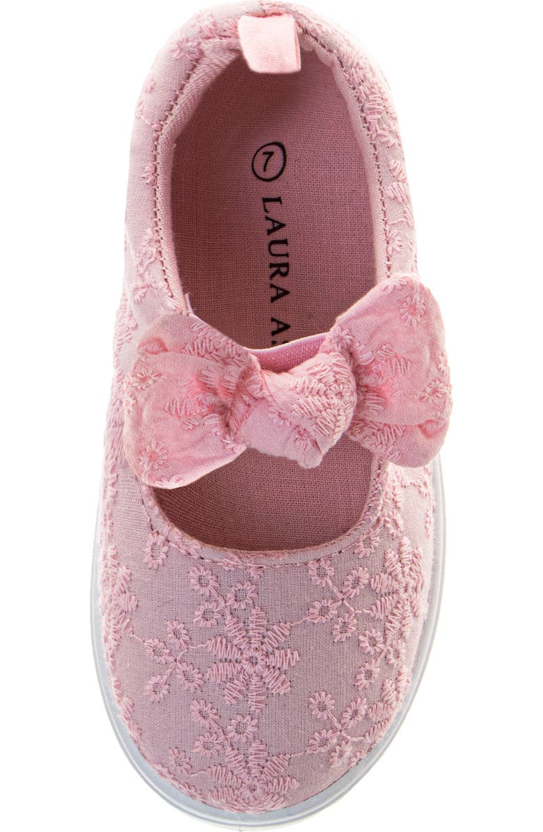 JOSMO Kids' Bow Sneaker, Alternate, color, Light Pink