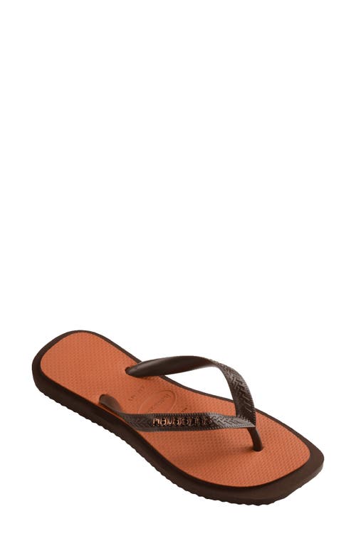 HAVAIANAS HAVAIANAS FUSION SQUARE LOGO FLIP FLOP 