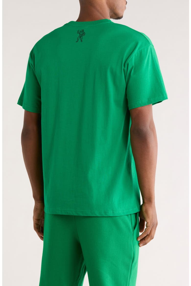 Helmet Graphic T-Shirt, Alternate, color, JOLLY GREEN