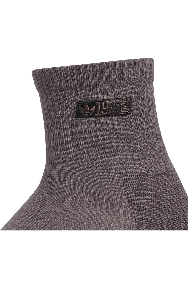 adidas Gender Inclusive Assorted 3-Pack Originals Unfair Crew Socks, Alternate, color, Grey/ Silver Pebble Grey