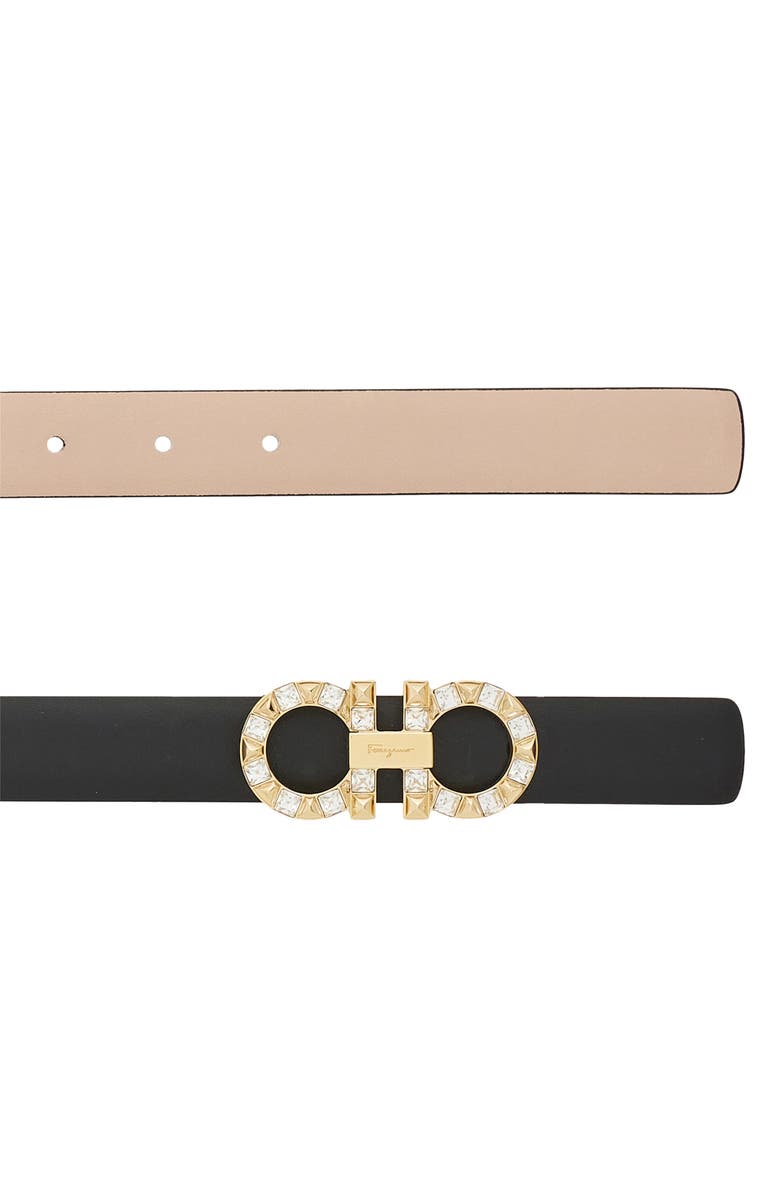 FERRAGAMO New Double Gancio Belt, Alternate, color, 