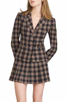 WAYF Darby Plaid Blazer