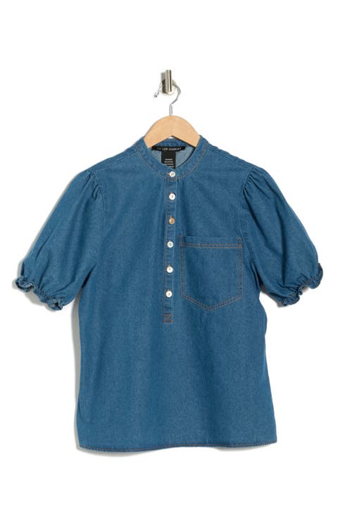 Short Sleeve Denim Shirt