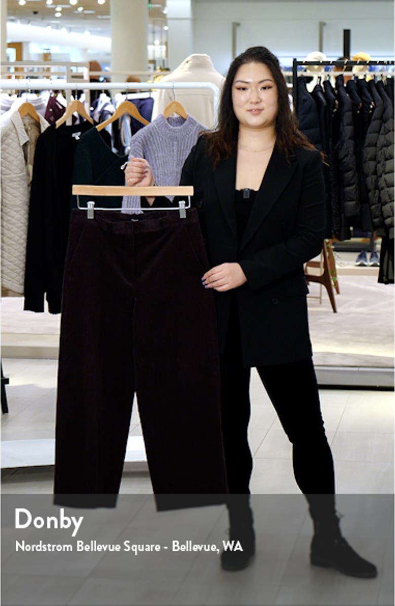 Relaxed Fit Wide Leg Corduroy Pants, sales video thumbnail