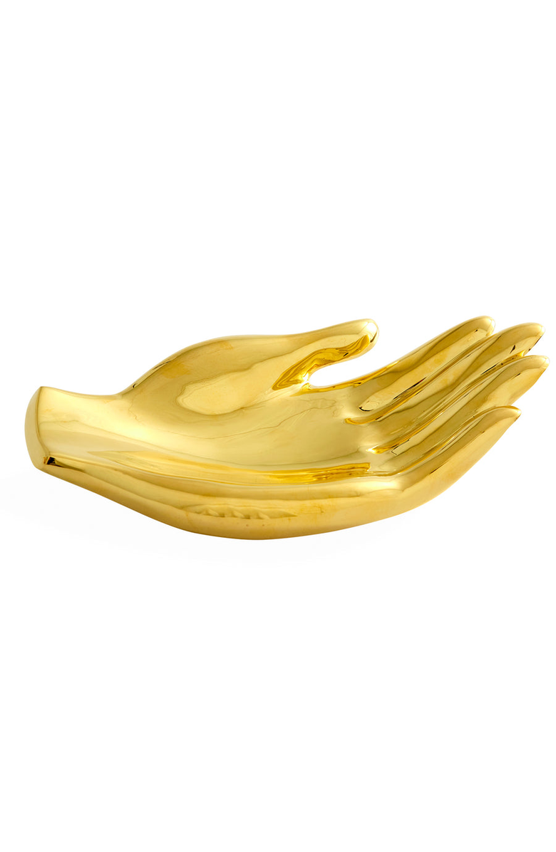 Jonathan Adler Brass Hand Decorative Bowl, Alternate, color,