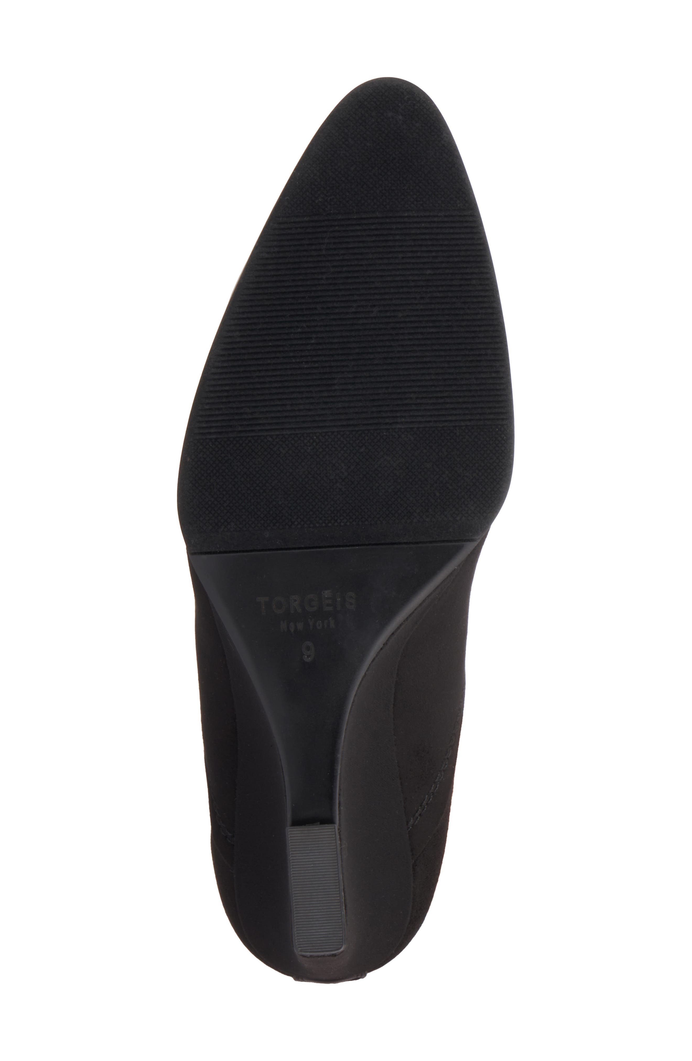 TORGEIS Notched Wedge Boot, Alternate, color, Black