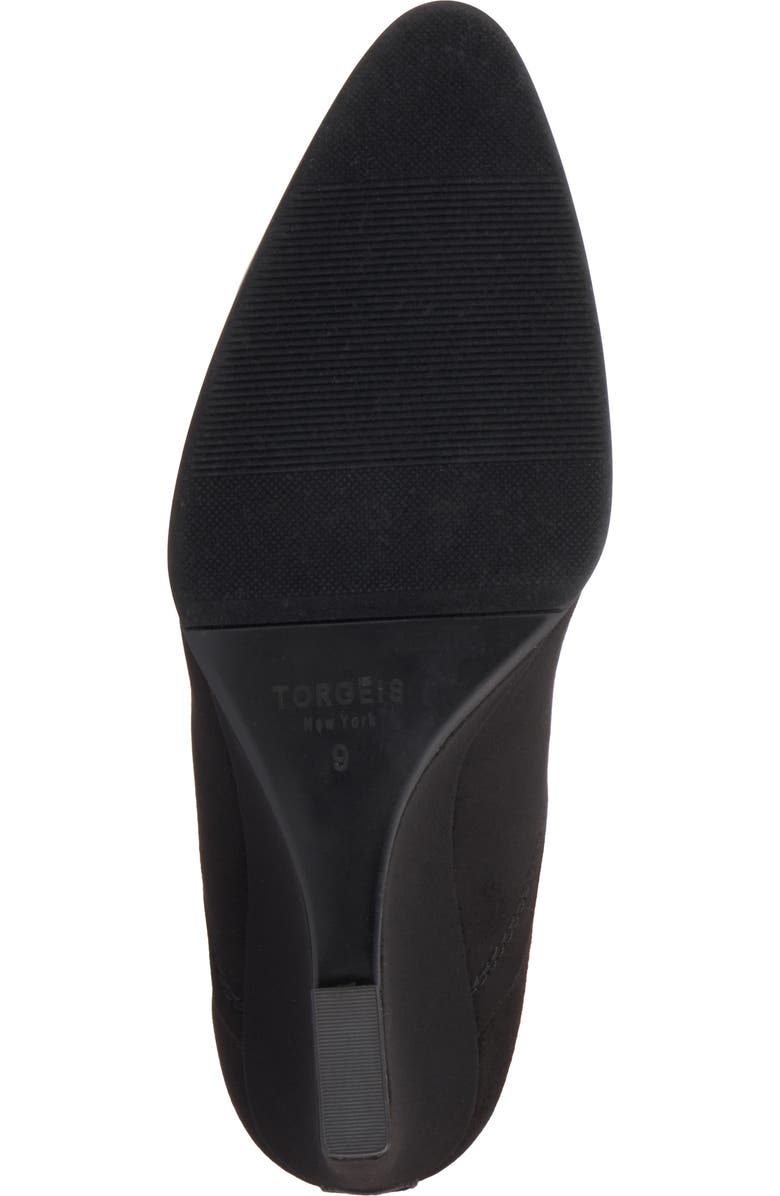 TORGEIS Notched Wedge Boot, Alternate, color, Black