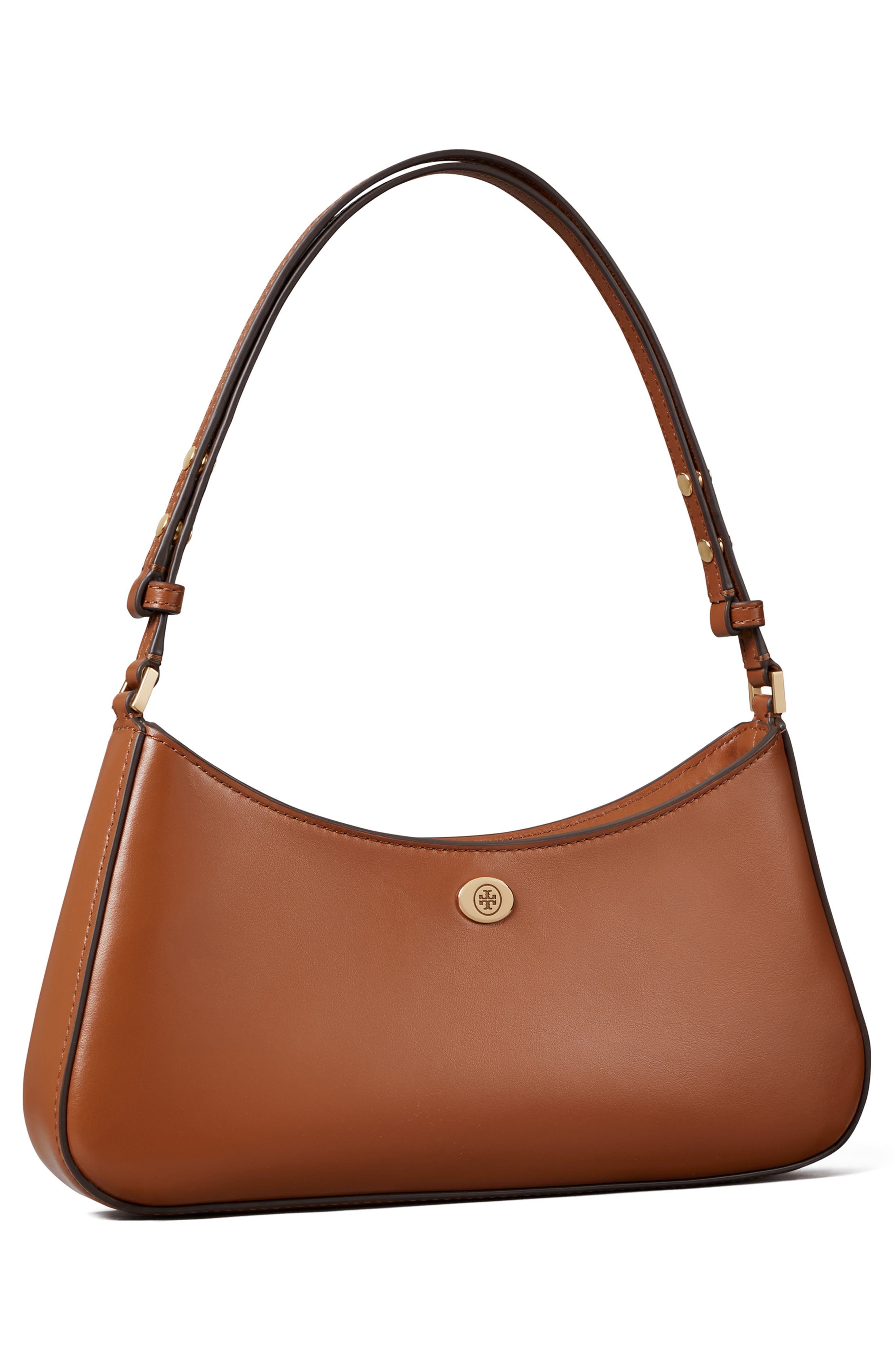 Robinson Leather Zip Top Shoulder Bag, Alternate, color, AGED TAN